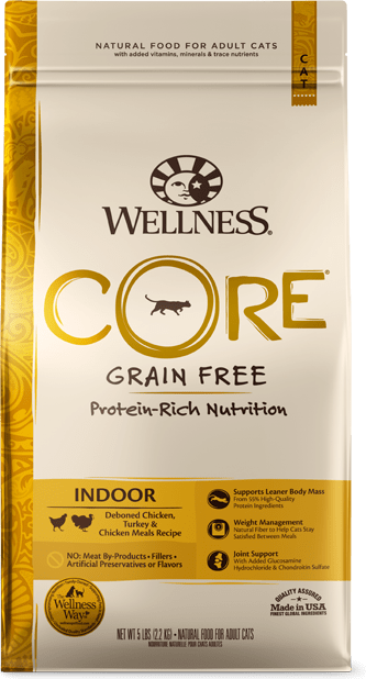 Wellness Core Indoor: Deboned Chicken, Turkey And Chicken Meals